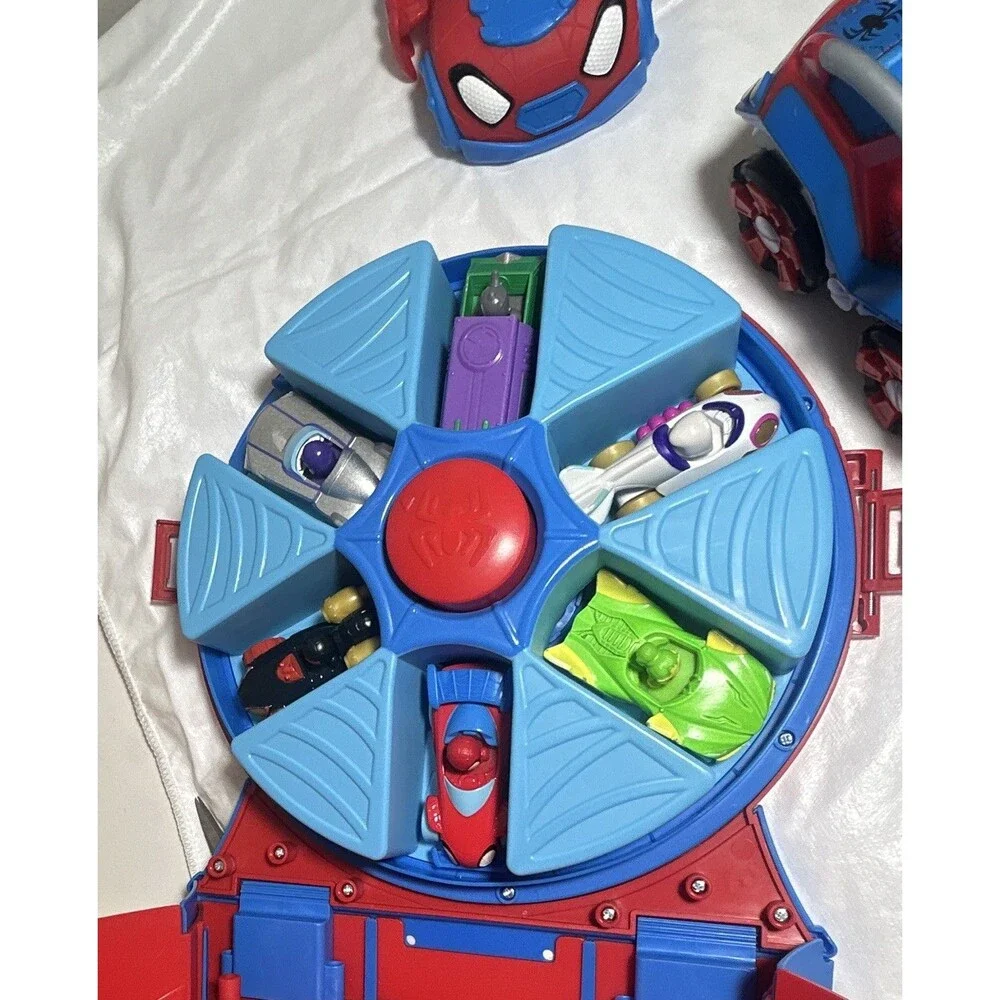 Marvel Spider-Man Mixed Lot 10+ Plastic Figures & Vehicles Miles Morales Gwen
